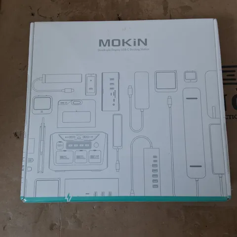 BOXED AND SEALED MOKIN QUADRUPLE DISPLAY USB-C DOCKING STATION 