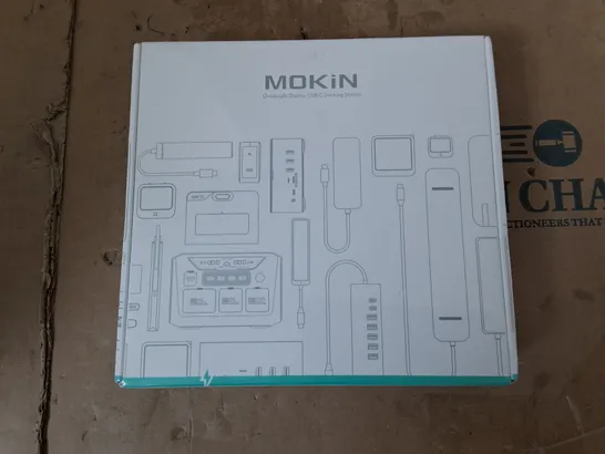 BOXED AND SEALED MOKIN QUADRUPLE DISPLAY USB-C DOCKING STATION 