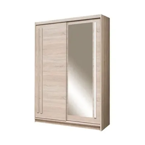 BOXEE SKELMERSDALE 2 DOOR SLIDING WARDROBE 150CM ANDERSON PINE (3 BOXES)