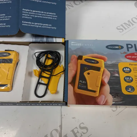 BOXED OCEAN SIGNAL PLB1 PERSONAL LOCATOR BEACON