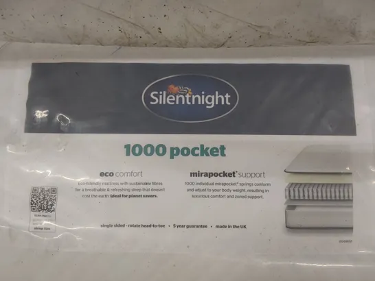 QUALITY BAGGED 5' KINGSIZE 1000 POCKET MATTRESS 