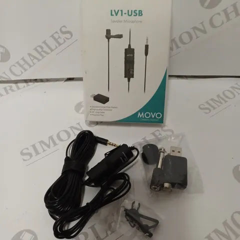 MOVO LV1-USB LAVALIER MICROPHONE 