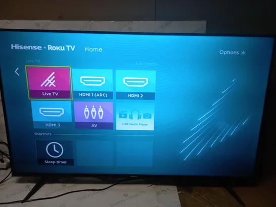 HISENSE R55A7200GTUK LED TV - COLLECTION ONLY 