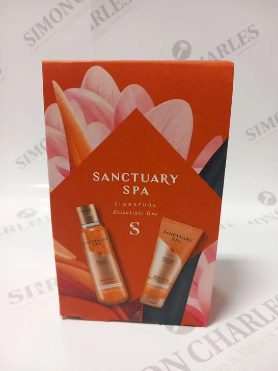 BOXED SANCTUARY SPA SIGNATURE ESSENTIALS DUO GIFT SET