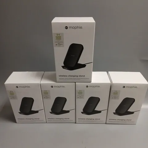 5 X BOXED MOPHIE QI WIRELESS CHARGING STANDS FOR IPHONE 