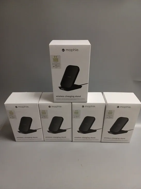 5 X BOXED MOPHIE QI WIRELESS CHARGING STANDS FOR IPHONE 