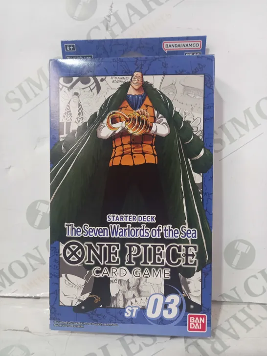 BANDAI NAMCO ONE PIECE CARD GAME - ST-03 THE SEVEN WARLORDS OF THE SEA STARTER DECK