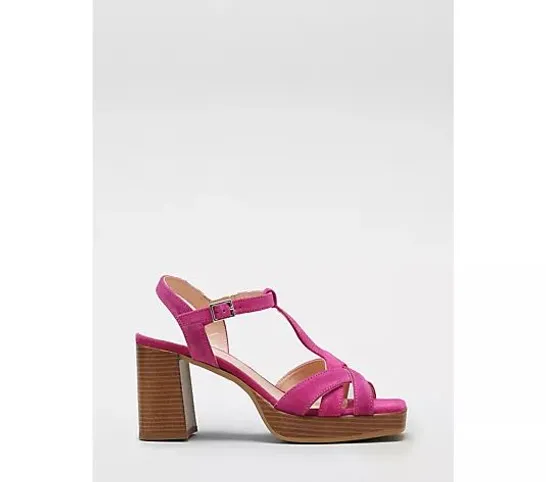 MODA IN PELLE QUINNIE HEELED SANDAL- RASPBERRY SIZE 7