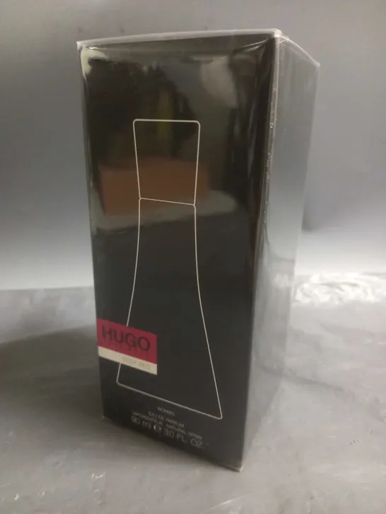 BOXED AND SEALED HUGO BOSS HUGO DEEP RED EAU DE PARFUM SPRAY 90ML 