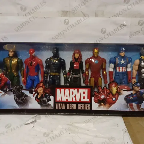 BRAND NEW MARVEL AVENGERS TITAN HERO SERIES ACTION FIGURE PACK (7 FIGURES)