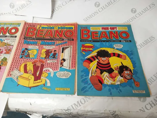 COLLECTION OF ASSORTED BEANO COMICS FROM 1989