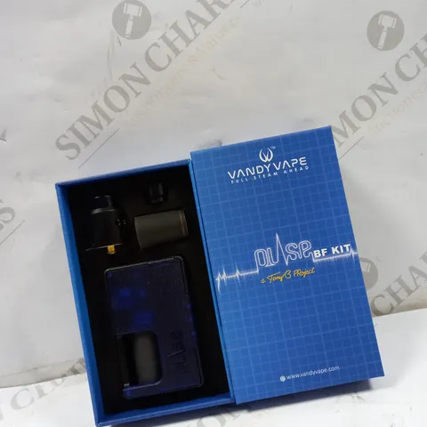 VANDY VAPE PULSE BF STARTER KIT TRANSPARENT BLUE