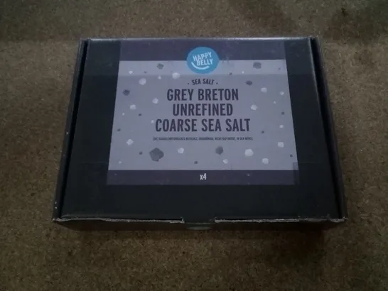 BOXED SEALED HAPPY BELLY SEA SALT GREY BRETON UNREFINED COARSE SEA SALT 