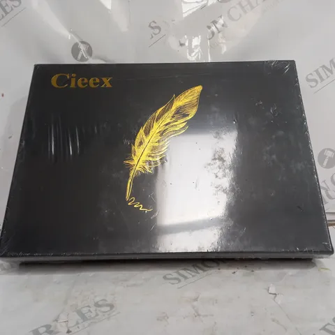 CIEEX QUILL PEN AND INK SET WITH LEATHER NOTEBOOK VINTAGE