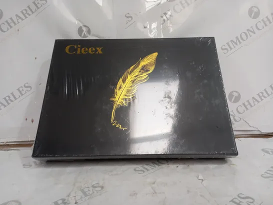 CIEEX QUILL PEN AND INK SET WITH LEATHER NOTEBOOK VINTAGE