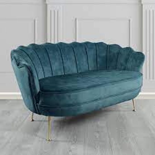 SCHELL 2 SEATER LOVE SEAT - TEAL