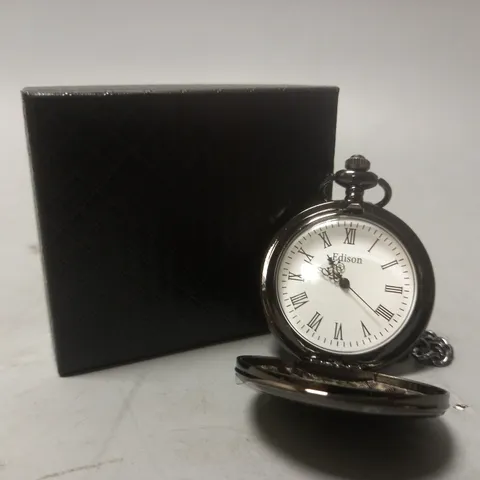 EDISON POCKET WATCH WITH CHAIN 