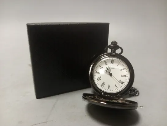 EDISON POCKET WATCH WITH CHAIN 