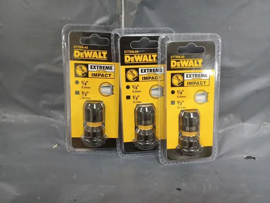 3 SEALED DEWALT DT7508 IMPACT WRENCH TO IMPACT DRIVER ATTACHMENT