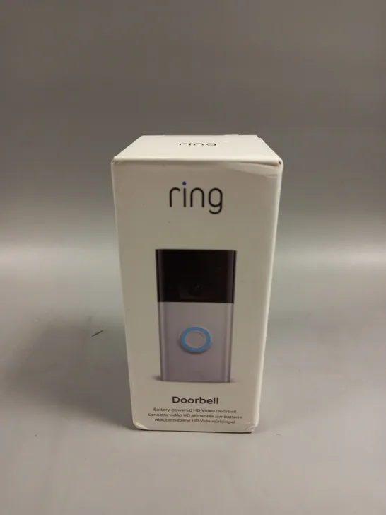 BOXED SEALED RING BATTERY POWERED HD VIDEO DOORBELL 