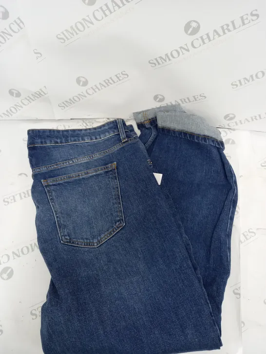 RIVER ISLAND HIGH RISE MOM JEANS - 18