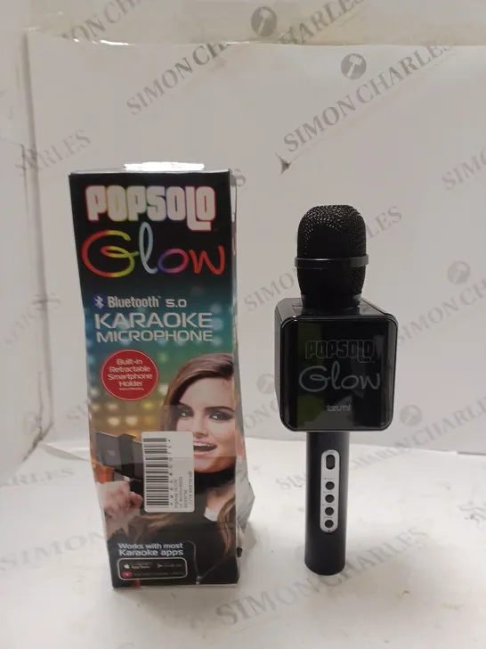 BOXED POPSOLO GLOW BLUETOOTH KARAOKE MICROPHONE 