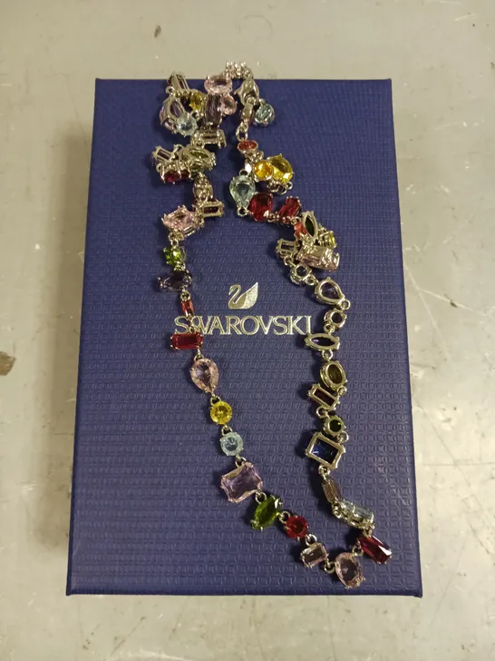 SWAROVSKI GEMA MIXED CUTS NECKLACE 