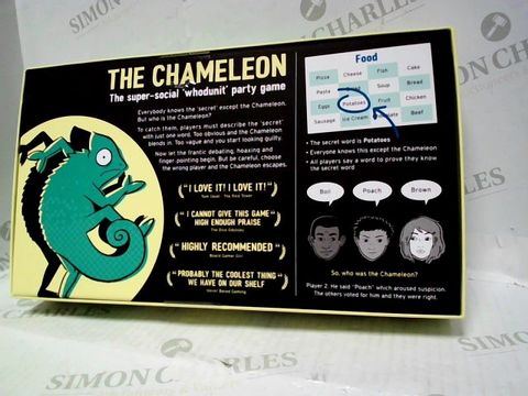 THE CHAMELEON PARTY GAME   14+