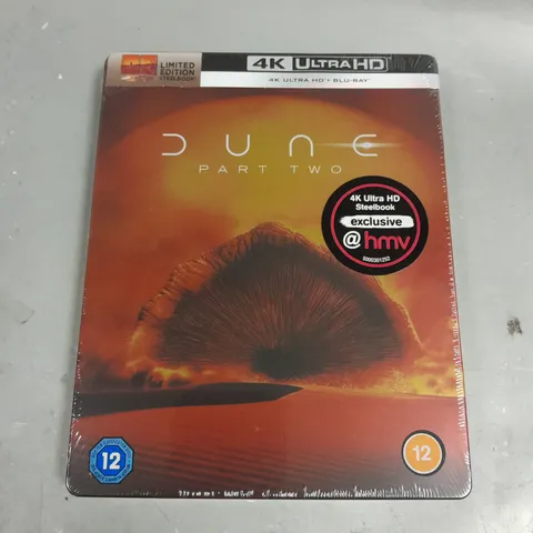 SEALED DUNE PART TWO LIMITED EDITION STEELBOOK BLU-RAY 