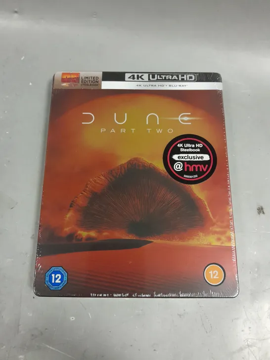 SEALED DUNE PART TWO LIMITED EDITION STEELBOOK BLU-RAY 