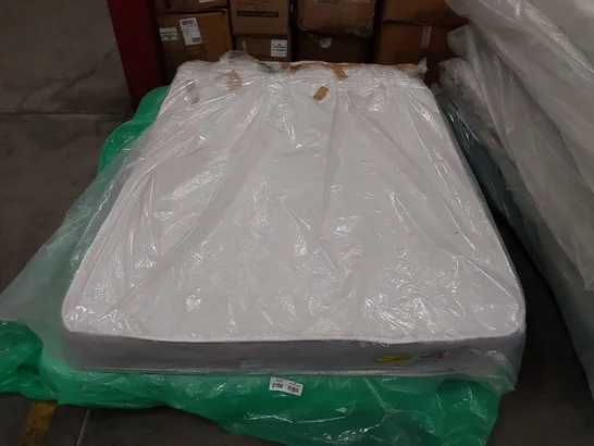 QUALITY BAGGED 4'6" DOUBLE POCKET GELTEX PILLOWTOP MATTRESS 