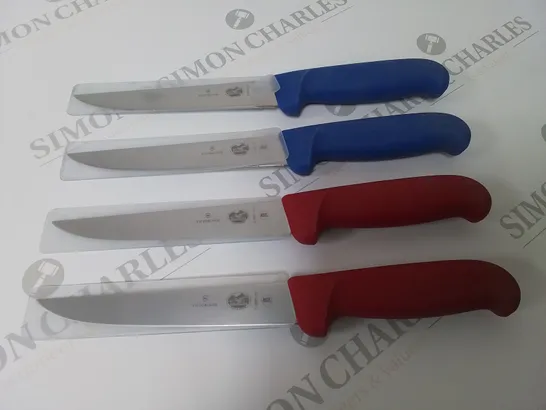 4 ASSORTED VICTORINOX KNIVES 