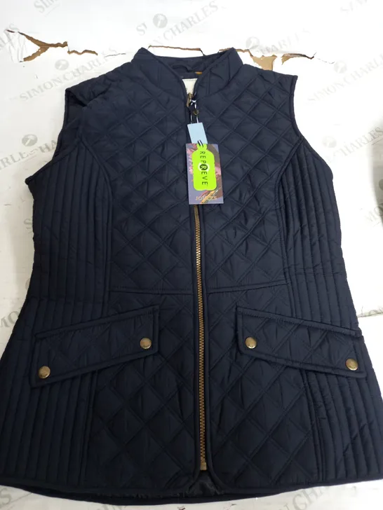 JOULES MINX GILET IN NAVY - UK 12 