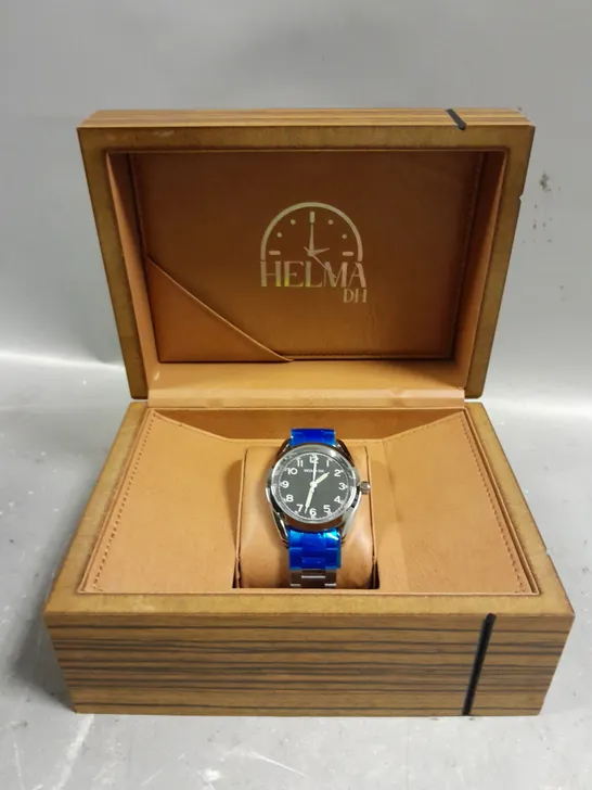 MENS HELMHA DH WATCH –  STAINLESS STEEL STRAP – 3ATM WATER RESISTANT