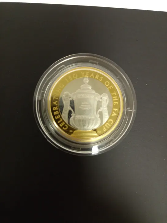 THE ROYAL MINT THE 150TH ANNIVERSARY OF THE FA CUP 2022 UK £2 SILVER PROOF PIEDFORT COIN