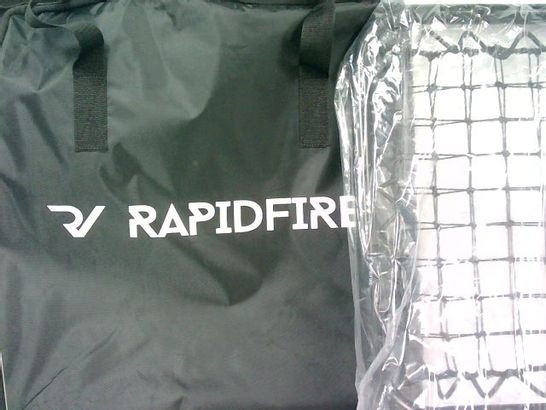 RAPIDFIRE HANDHELD REBOUNDER WITH CARRY CASE BAG FROM NET WORLD SPORTS 