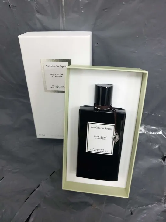 BOXED VAN CLEEF AND ARPELS BOIS DORE NO 2953XW COLLECTION EXTRAORDINAIRE EAU DE PARFUM 75ML