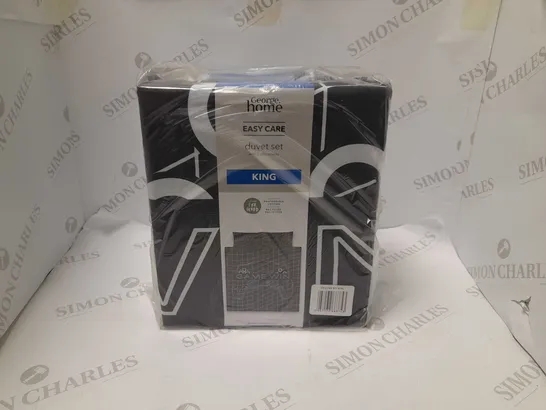 BRAND NEW GEORGE HOME DUVET SET KING SIZE