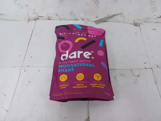 DARE BLACK FOREST GATEAU MOTIVATIONAL SHAKE 750G