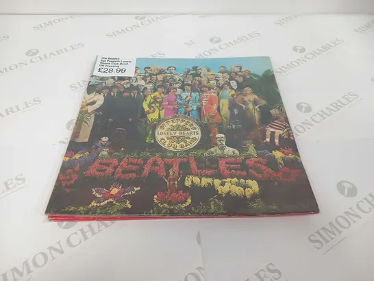 5 THE BEATLES VINYL LPs TO INCLUDE. RUBBER SOUL, SGT PEPPER ETC.