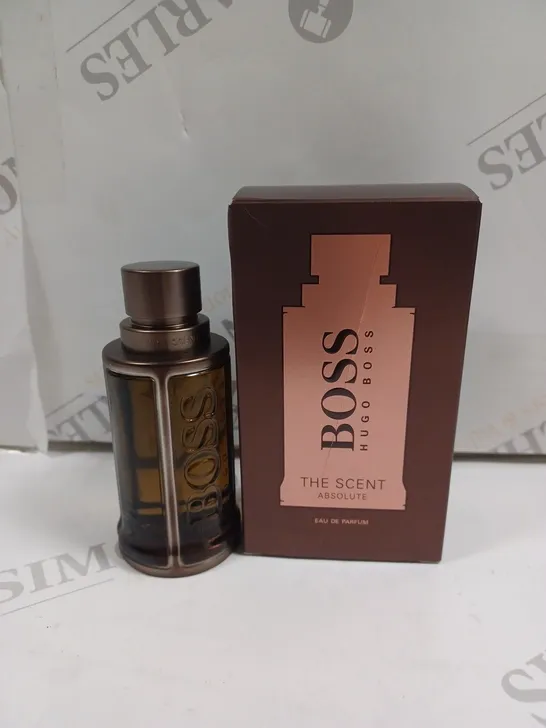 BOXED BOSS THE SCENT ABSOLUTE FOR HIM EAU DE PARFUM - 50ML RRP £68