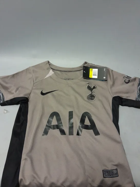 NIKE TOTTENHAM BROWN FOOTBALL SHIRT - ELODIE 18 - KIDS SIZE 18