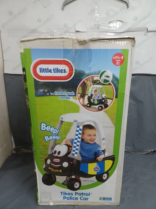 BOXED LITTLE TIKES POLICE PATROL CAR RRP £69.99