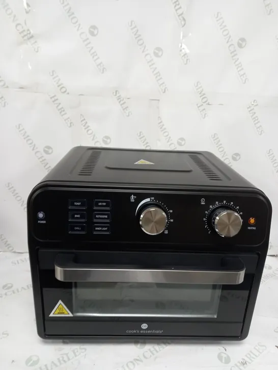 BOXED COOK'S ESSENTIAL 21-LITRE AIRFRYER OVEN IN BLACK