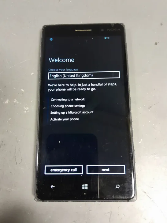 UNBOXED WINDOWS MOBILE PHONE 