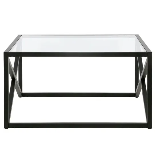 BOXED MCGARRY COFFEE TABLE BLACKENED BRONZE