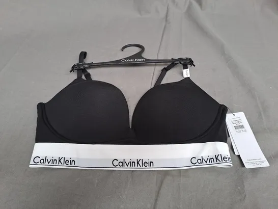 CALVIN KLEIN PUSH UP BRA IN BLACK - UK 36B