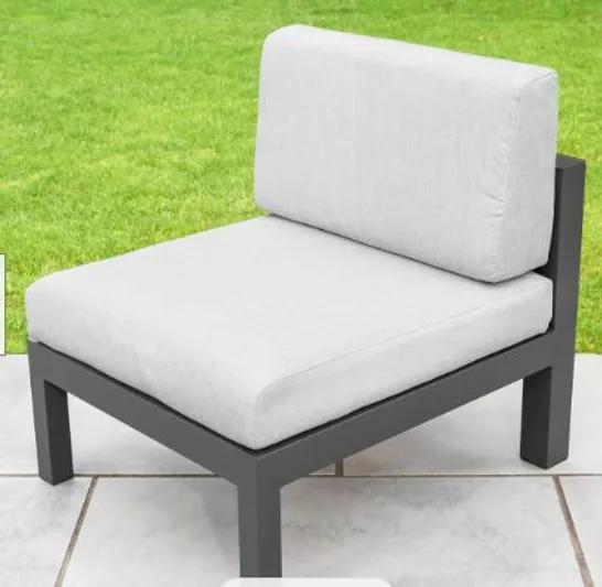 BOXED HARRIER ARMLESS SOFA MODULAR CHARCOAL