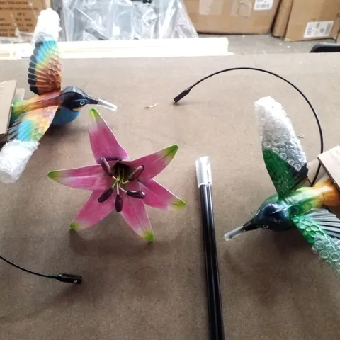 2 BOXED HOME2GARDEN HUMMINGBIRD WINDSPINNERS (2 BOXES)