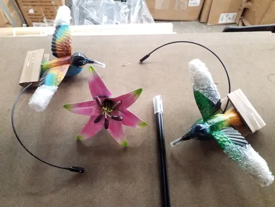 2 BOXED HOME2GARDEN HUMMINGBIRD WINDSPINNERS (2 BOXES)